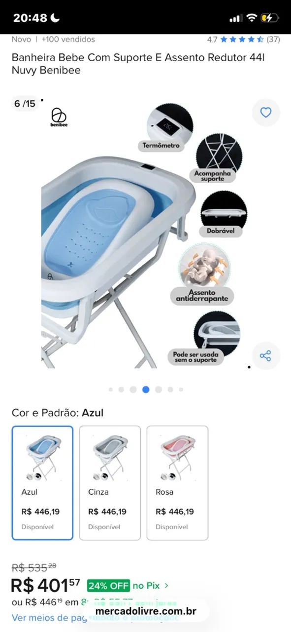 Banheira de bebê  - Foto 2