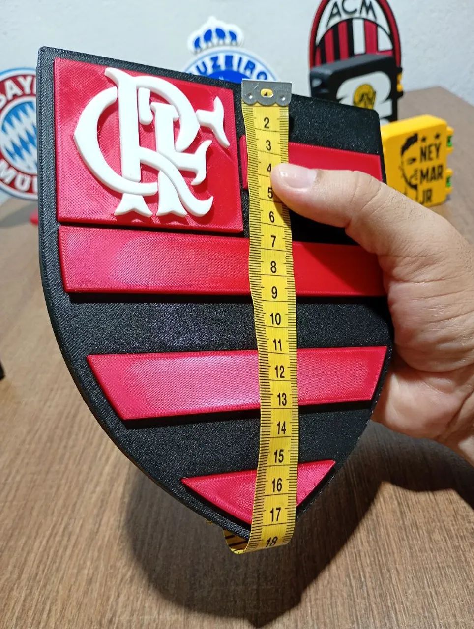 Placa para coleção escudo do Flamengo  - Foto 4