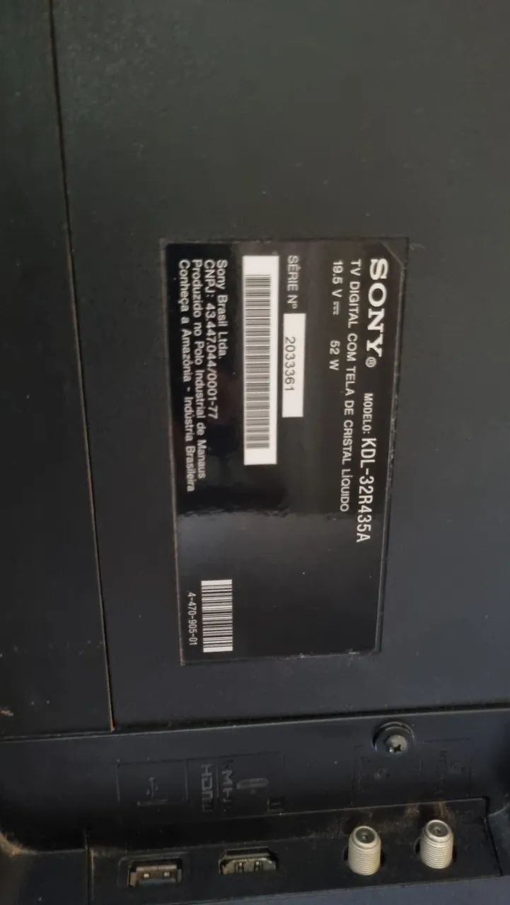 Tv Sony 32 peças ou conserto com controle  - Foto 3