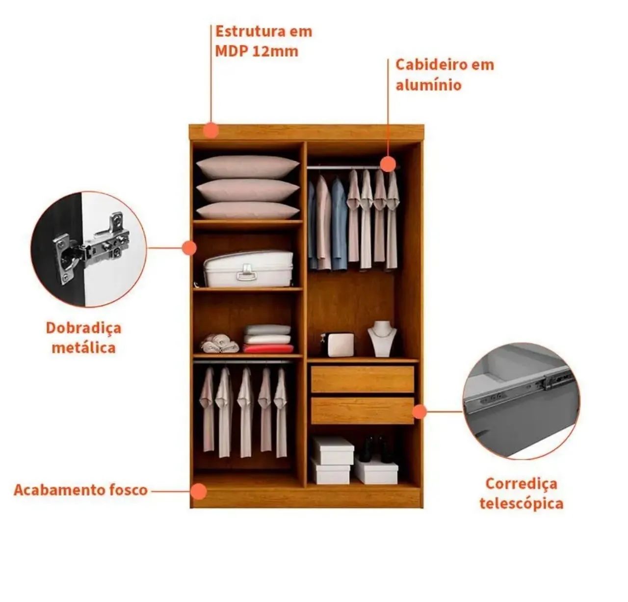 Guarda roupa solteiro - Foto 3