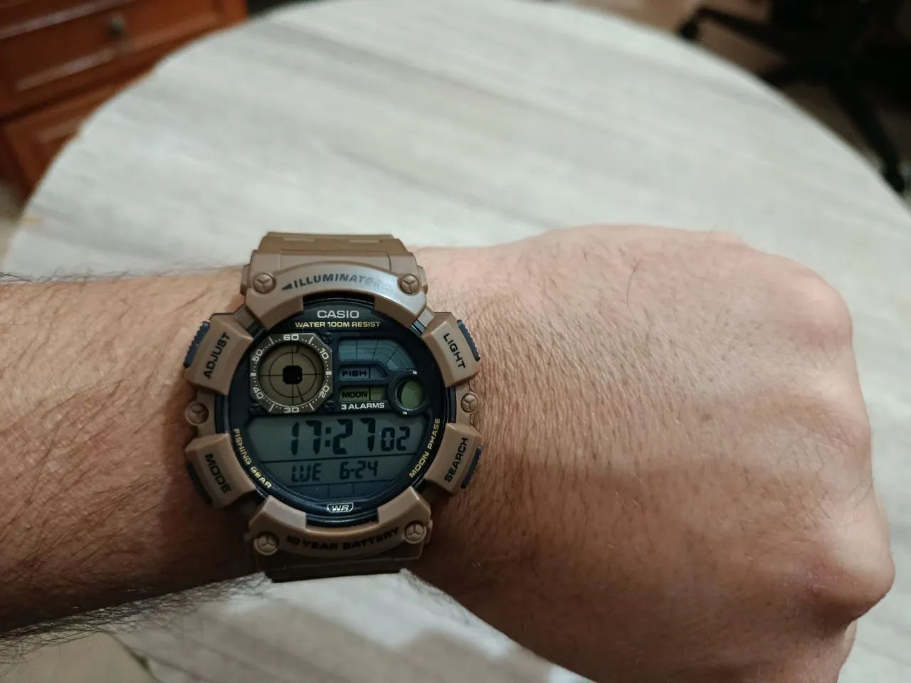 Relógio Casio Illuminator WS-1500H - Perfeito!