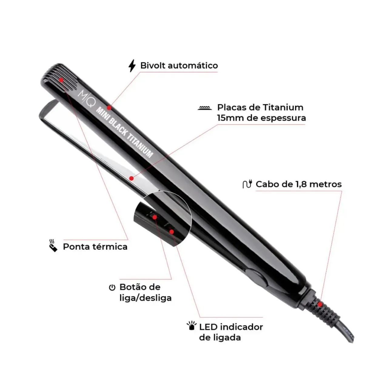 Prancha MQ mini black - Foto 2