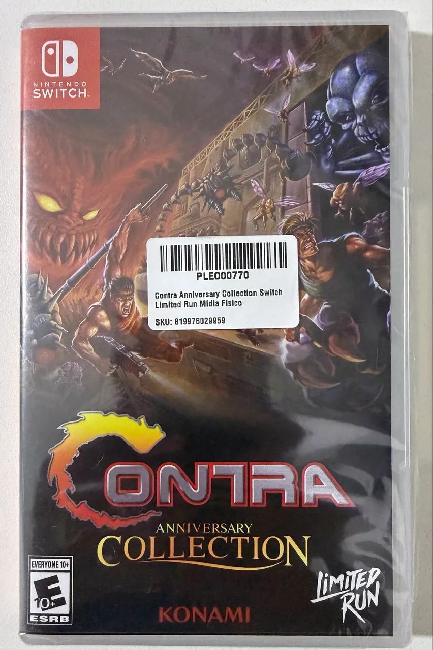 Contra Anniversary Collection - Nintendo Switch (Mídia Física