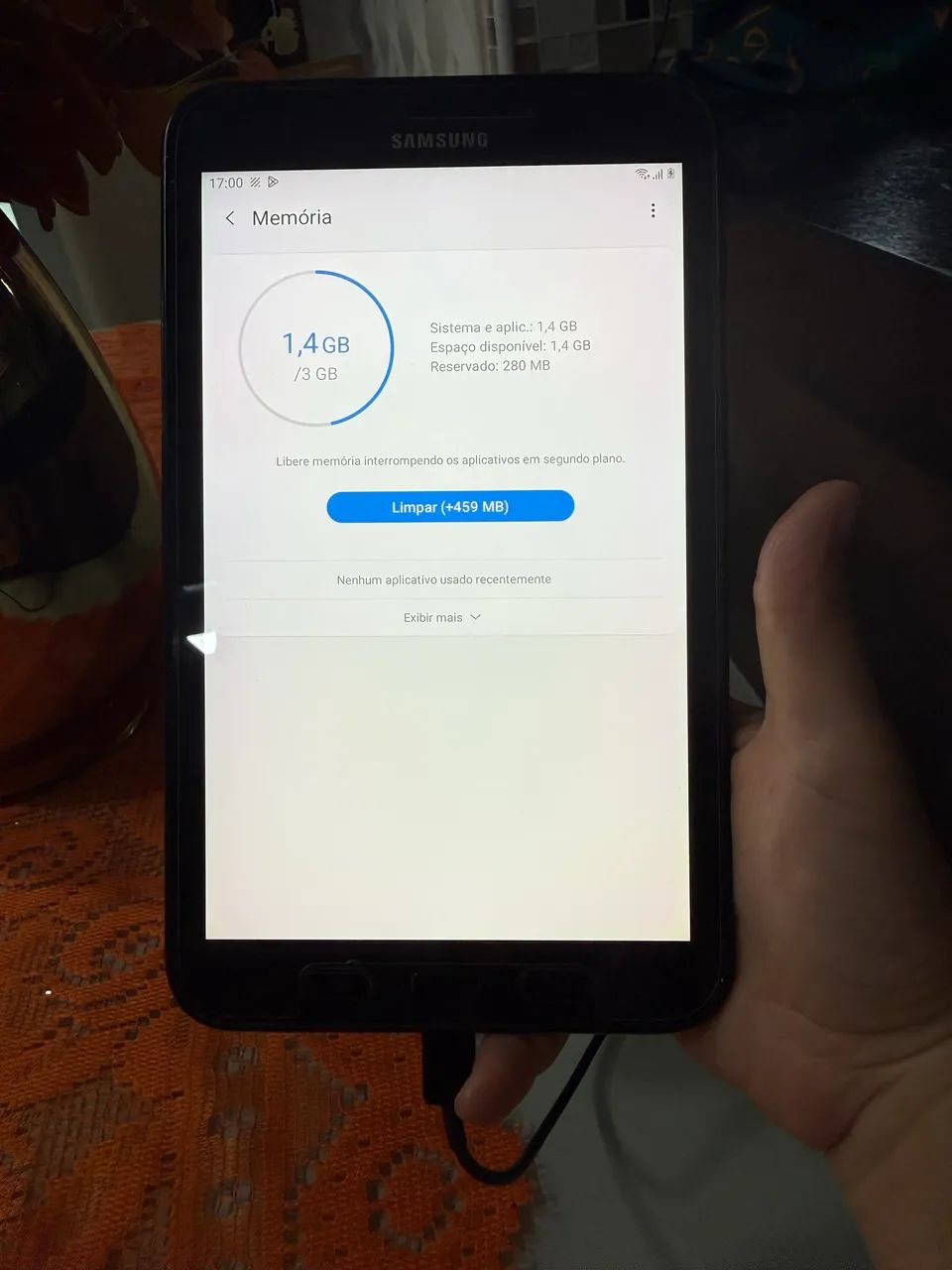 Tablet Samsung Galaxy 16GB Black Seminovo