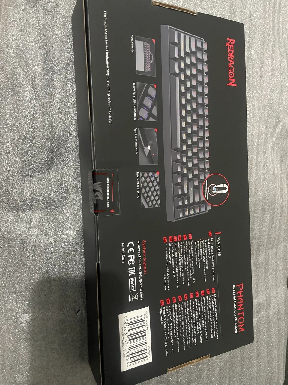 Teclado Gamer Mecânico Redragon Phantom - Foto 5