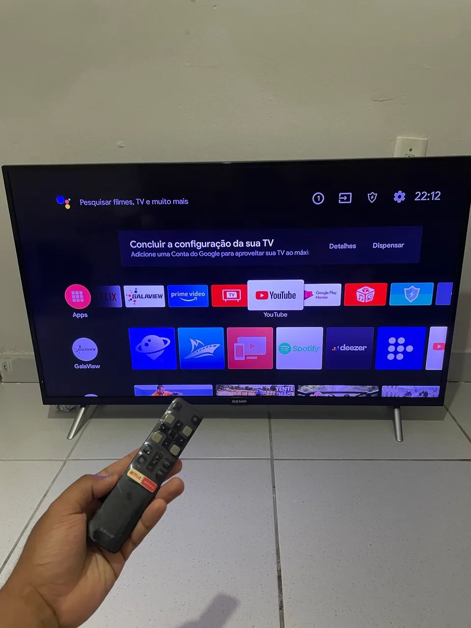 Smart tv Sempe 43 (vendo ou troco) - Foto 5
