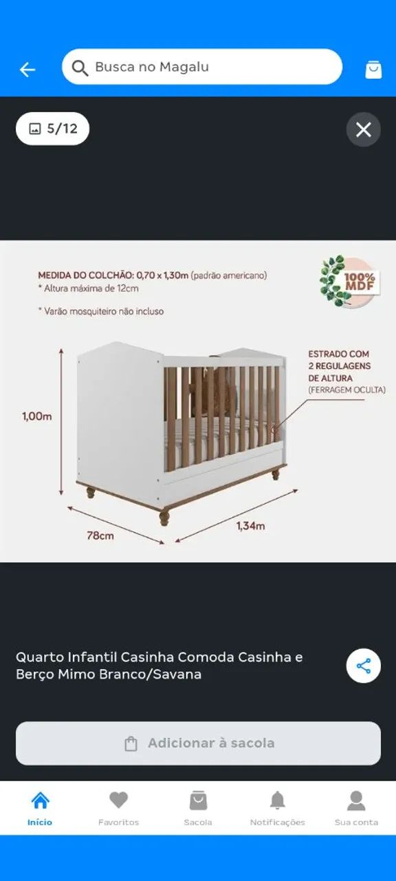 Berço/Cama Mimo Permobilli - Foto 4