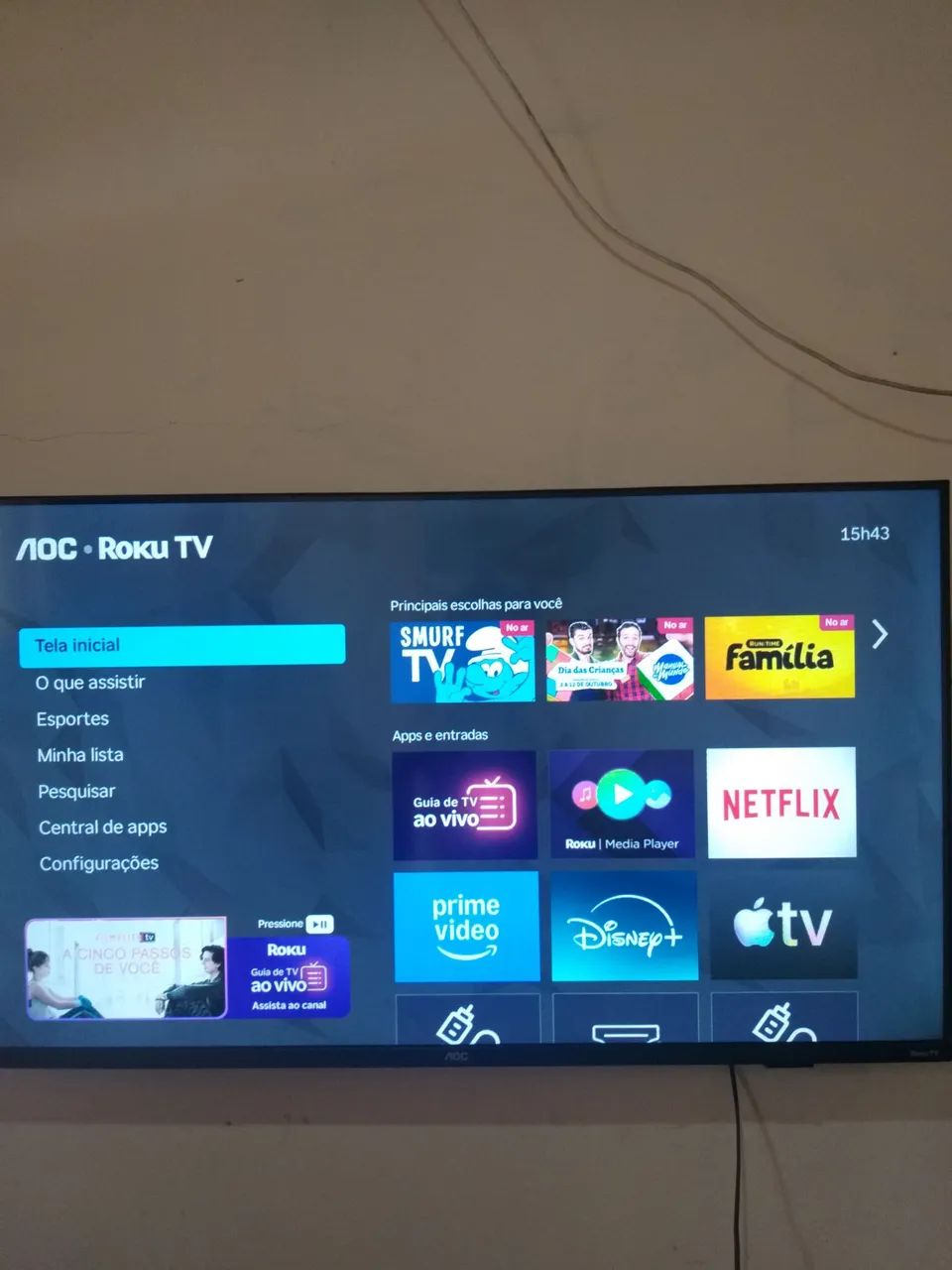 TV  Android 43 polegadas 