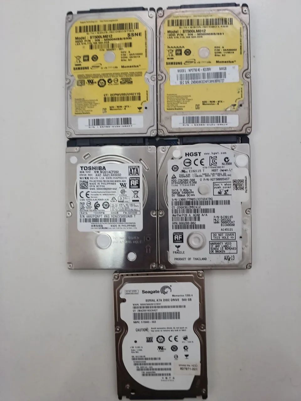 5 HDs 500 GB notebook 2.5 - Foto 2