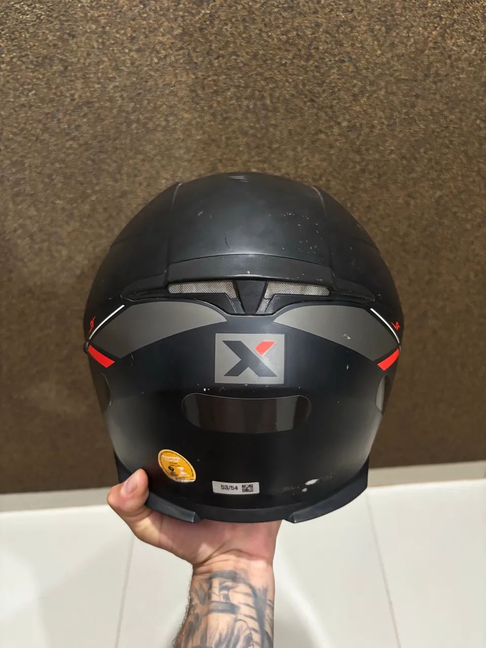 Capacete ASX com óculos interno  - Foto 4