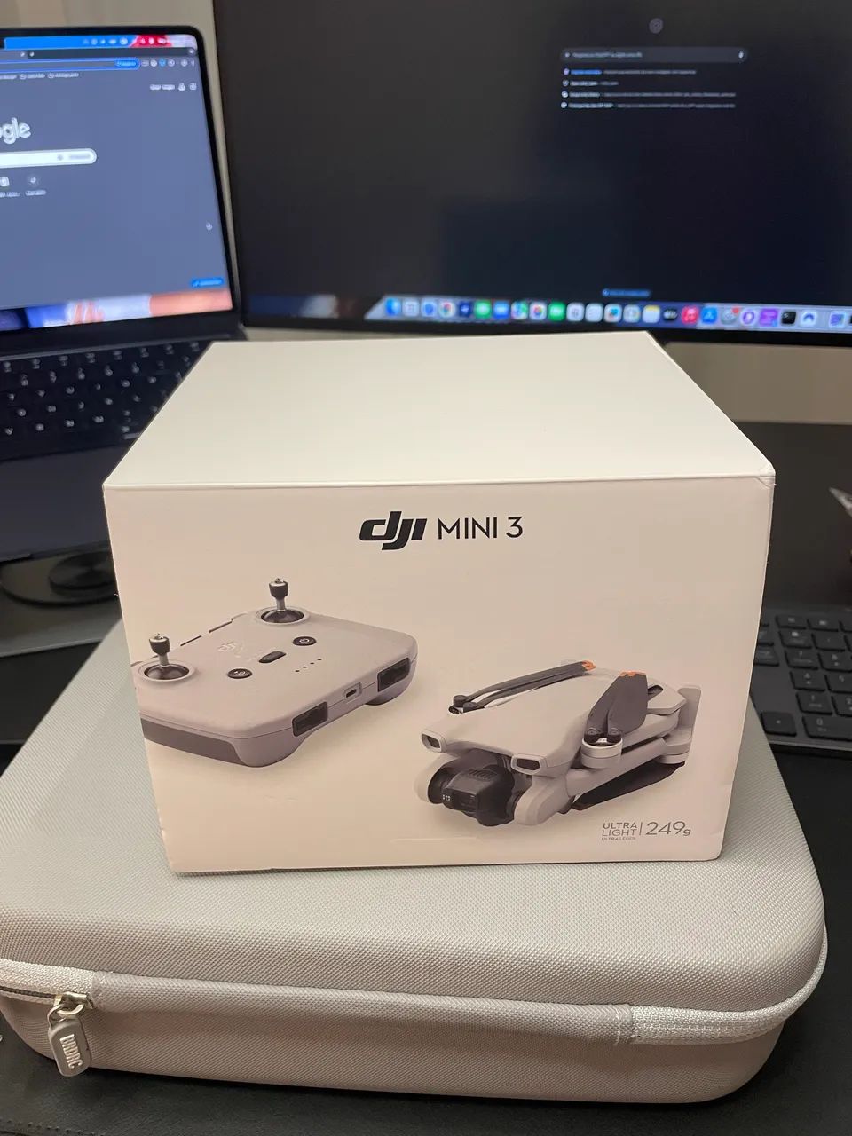 DJI Mini 3 + Bateria Extra Longa Duração + Maleta - Impecável - Foto 3