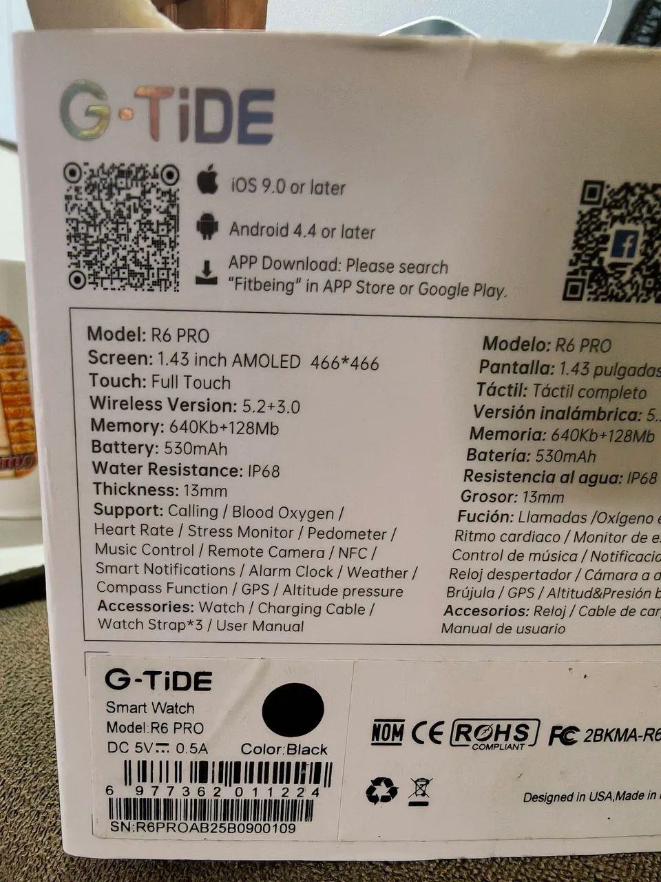 Smartwatch G-Tide R6 Pro - Foto 4