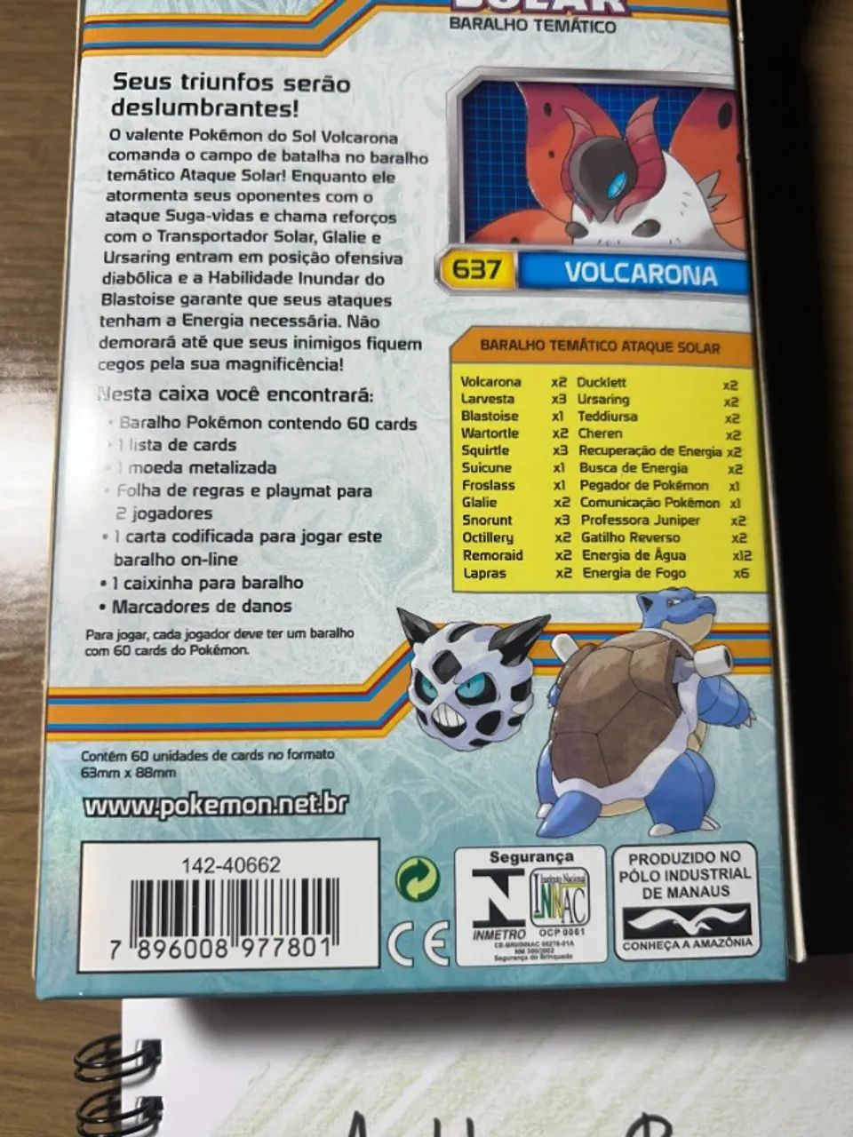 Deck Cartas Pokémon Ataque Solar - Foto 2