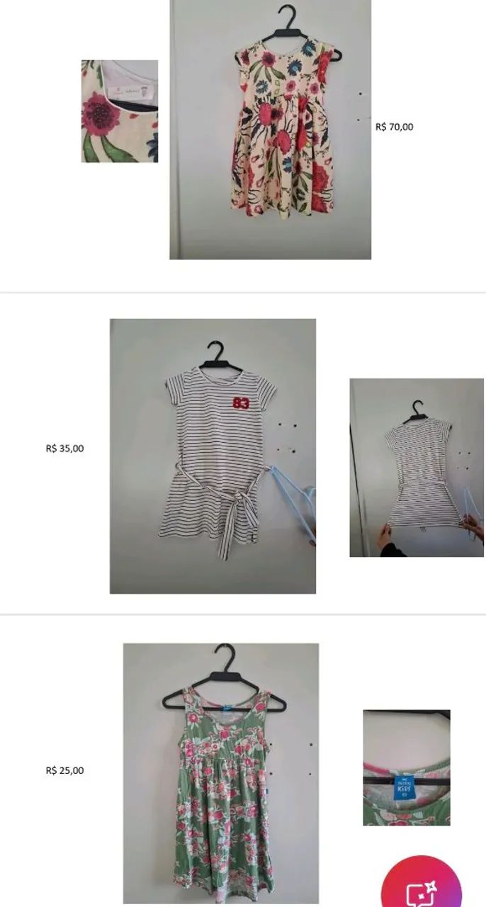 Roupas infantis 