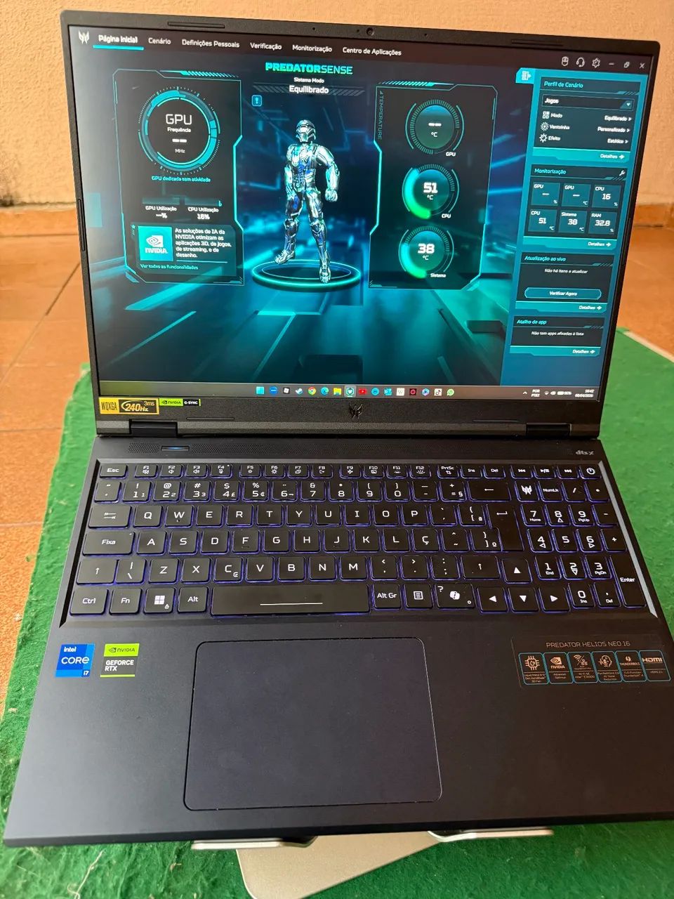 NOTEBOOK GAMER - ACER PREDATOR HELIOS NEO RTX 4070 8GB - Foto 2