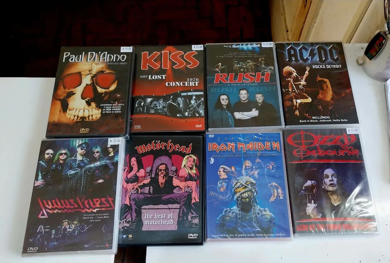 DVD DE ROCK ORIGINAL 