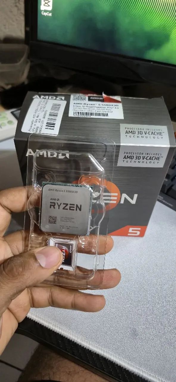 Processador Ryzen 5 5500x3d - 2 meses de uso