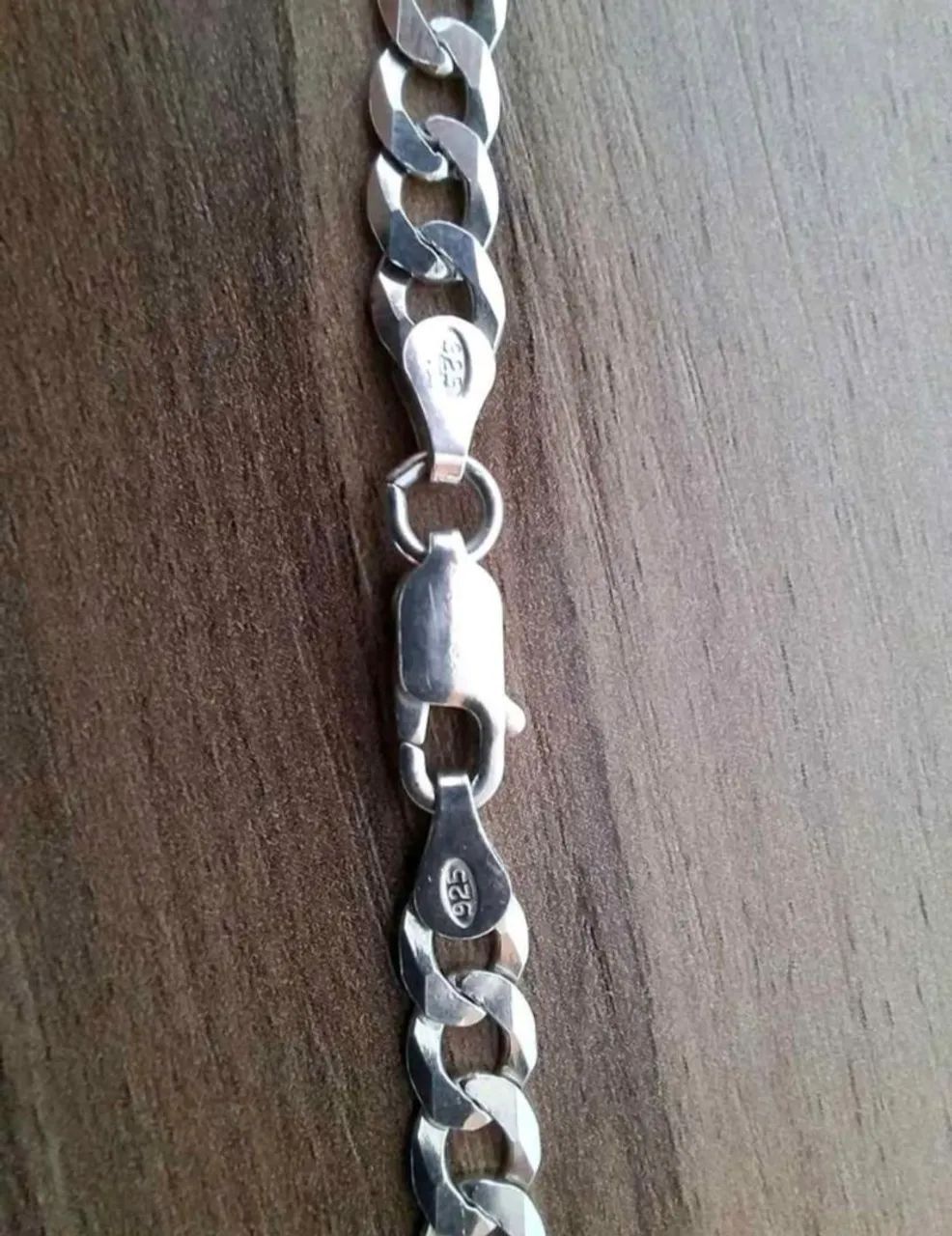 Corrente de prata legítima  - Foto 2
