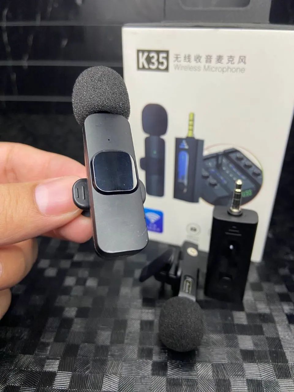 Microfe de lapela sem fio - para celular - entrega grátis 