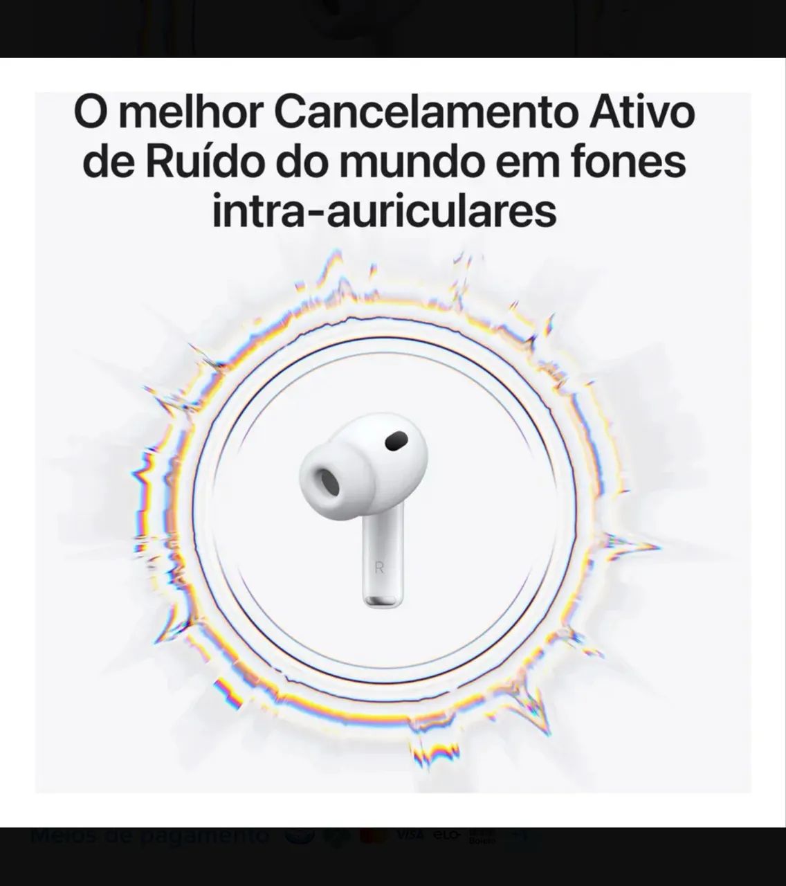 Fones AirPods Pro 3 NOVO - Foto 2
