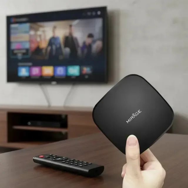 Tv Box Smart Android Mirage Anatel - Foto 2
