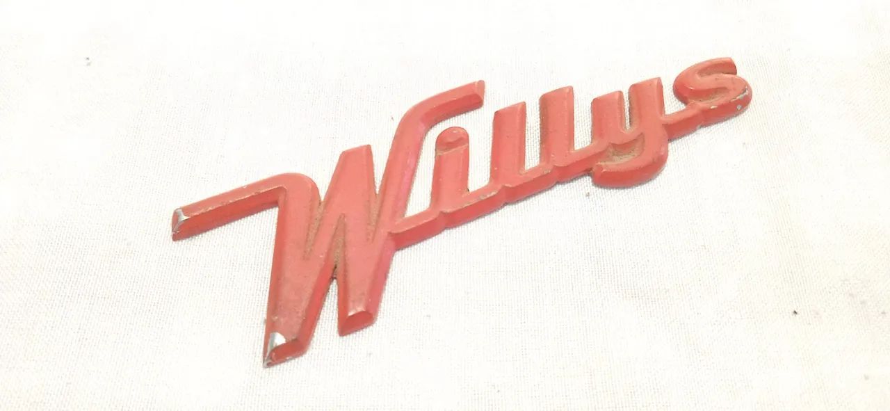 Emblema Willys jeep antigo 