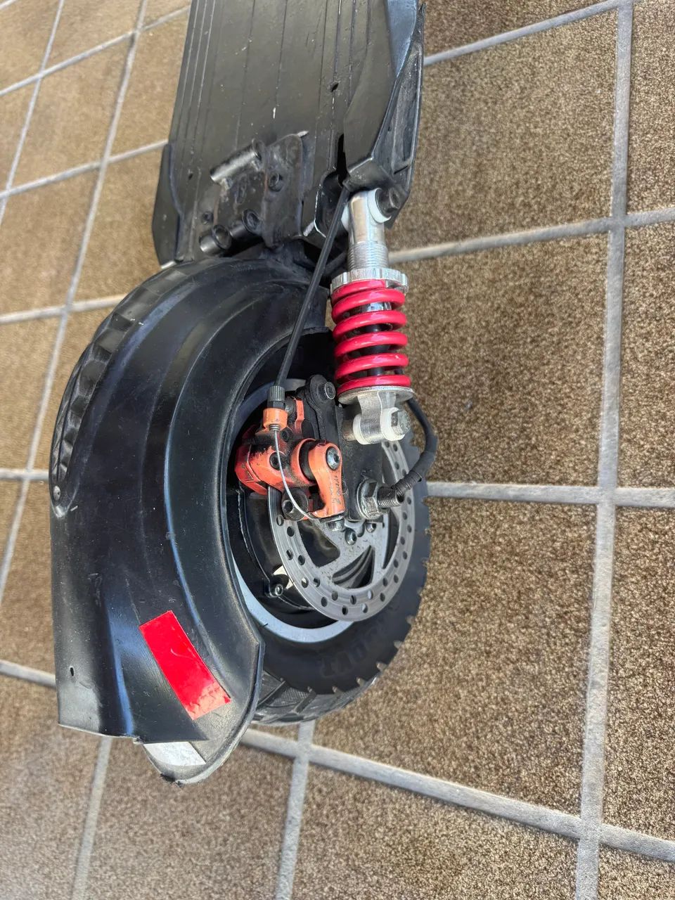 Patinete elétrico com amortecedor para offroad  - Foto 3