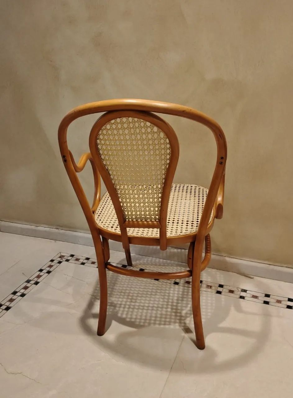 Par de Cadeiras Thonart com Braços e Palhinha - Foto 3