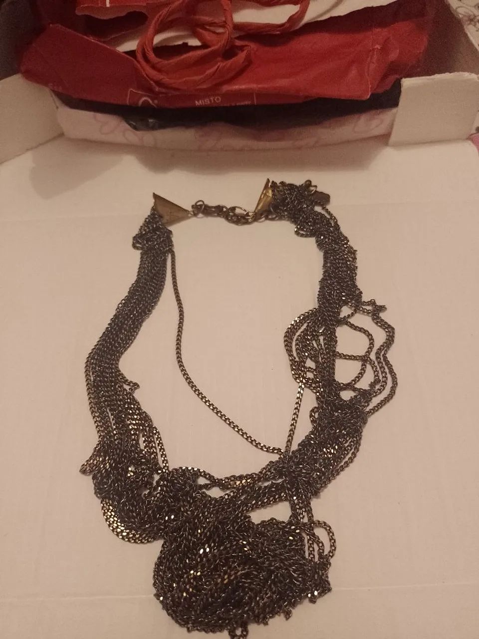 Colar Estilo Latão Dourado Cobre da Época ( Raro e Antiguidade) - Foto 3
