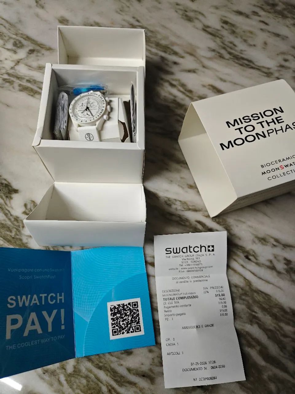 Relógio Swatch Omega Mission to the Moonphase - Foto 3