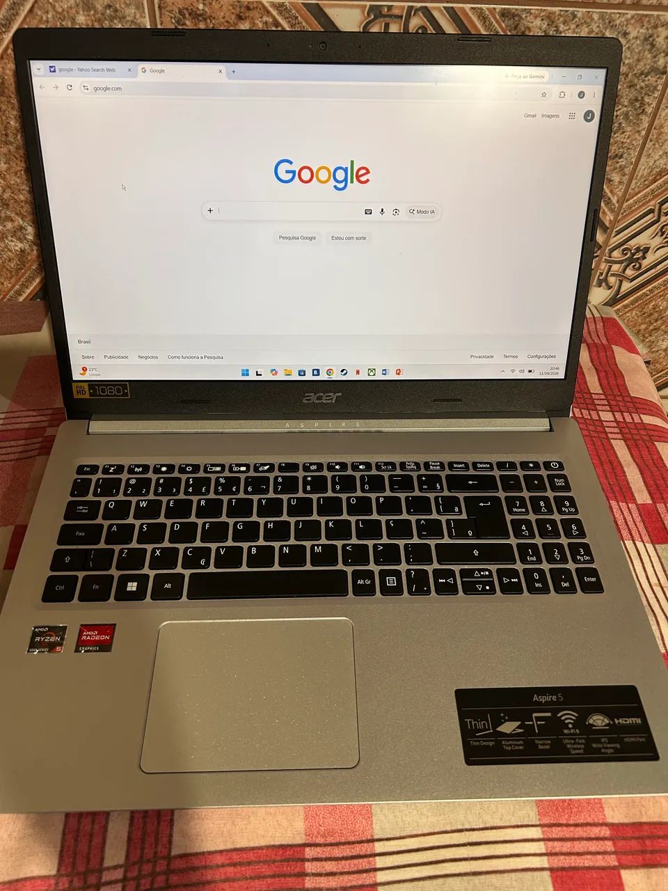 Vende-se notebook Acer Aspire 5 
