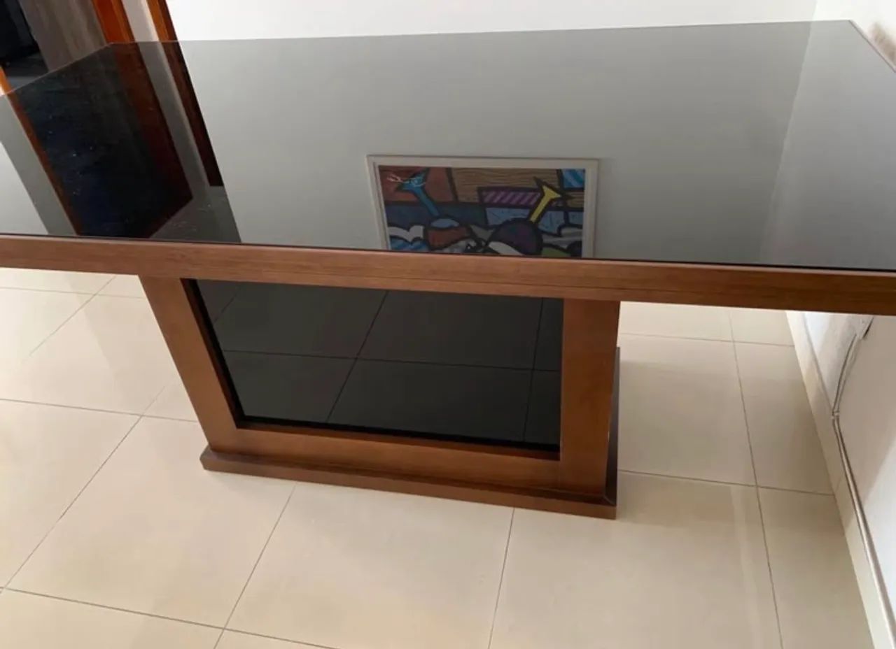 Mesa vidro preta - Foto 3