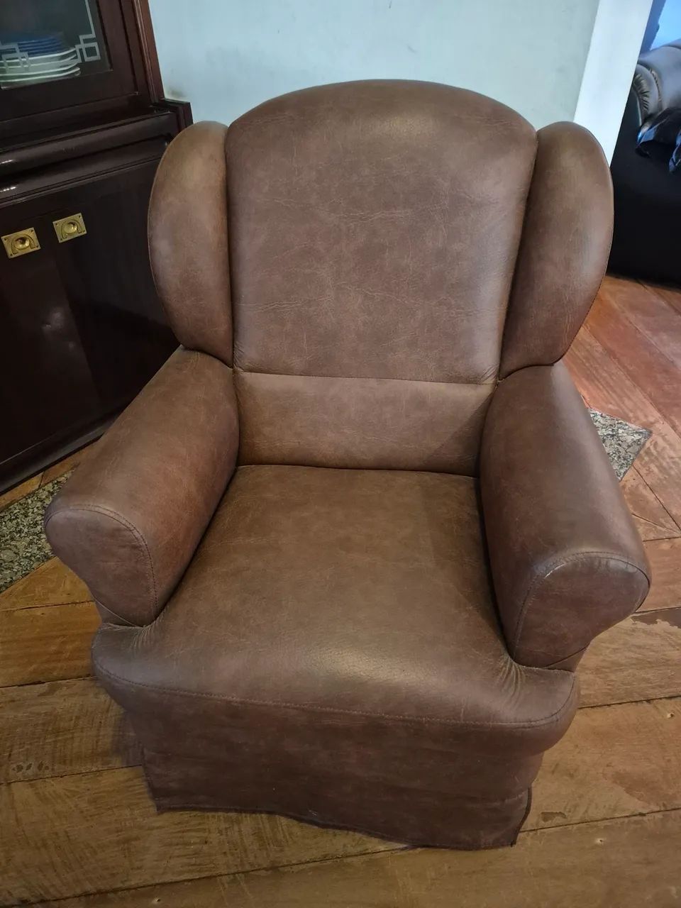 Poltrona de balanço em courino - Foto 3
