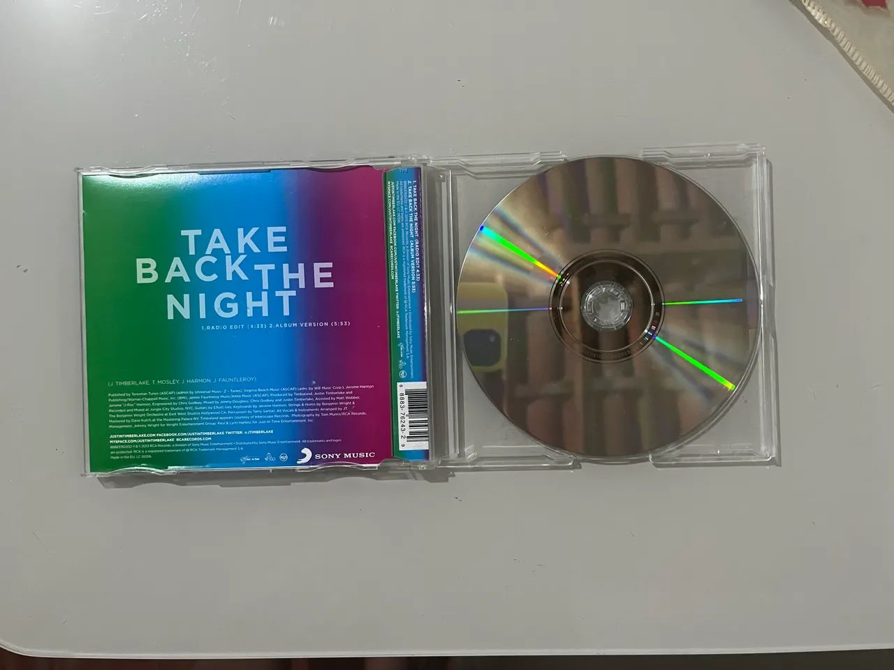 Cd single Take Back The Night - Justin Timberlake  - Foto 3