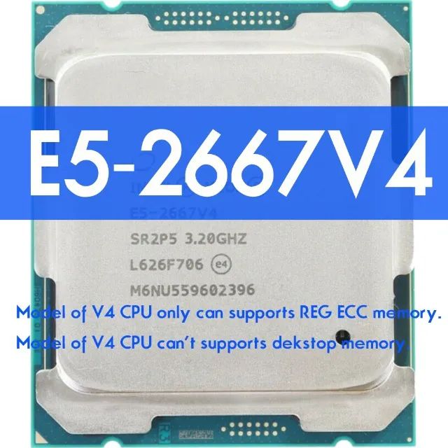 Processador Xeon E5 2667 V4 (i9 9900k) 8/16 - Pronta Entrega