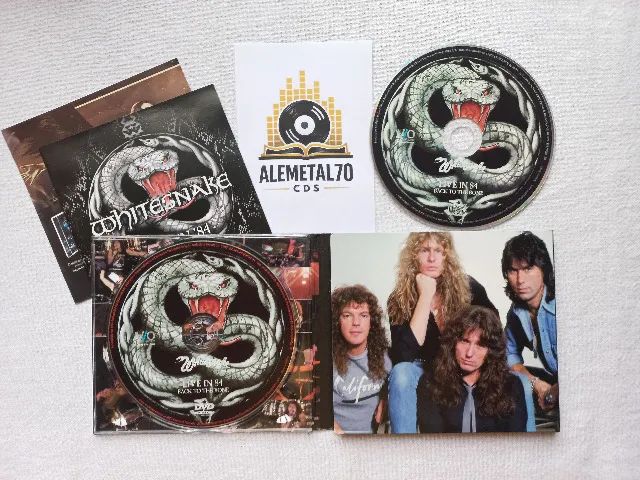 Cd Whitesnake - Live in '84 Back to the Bone - Foto 2