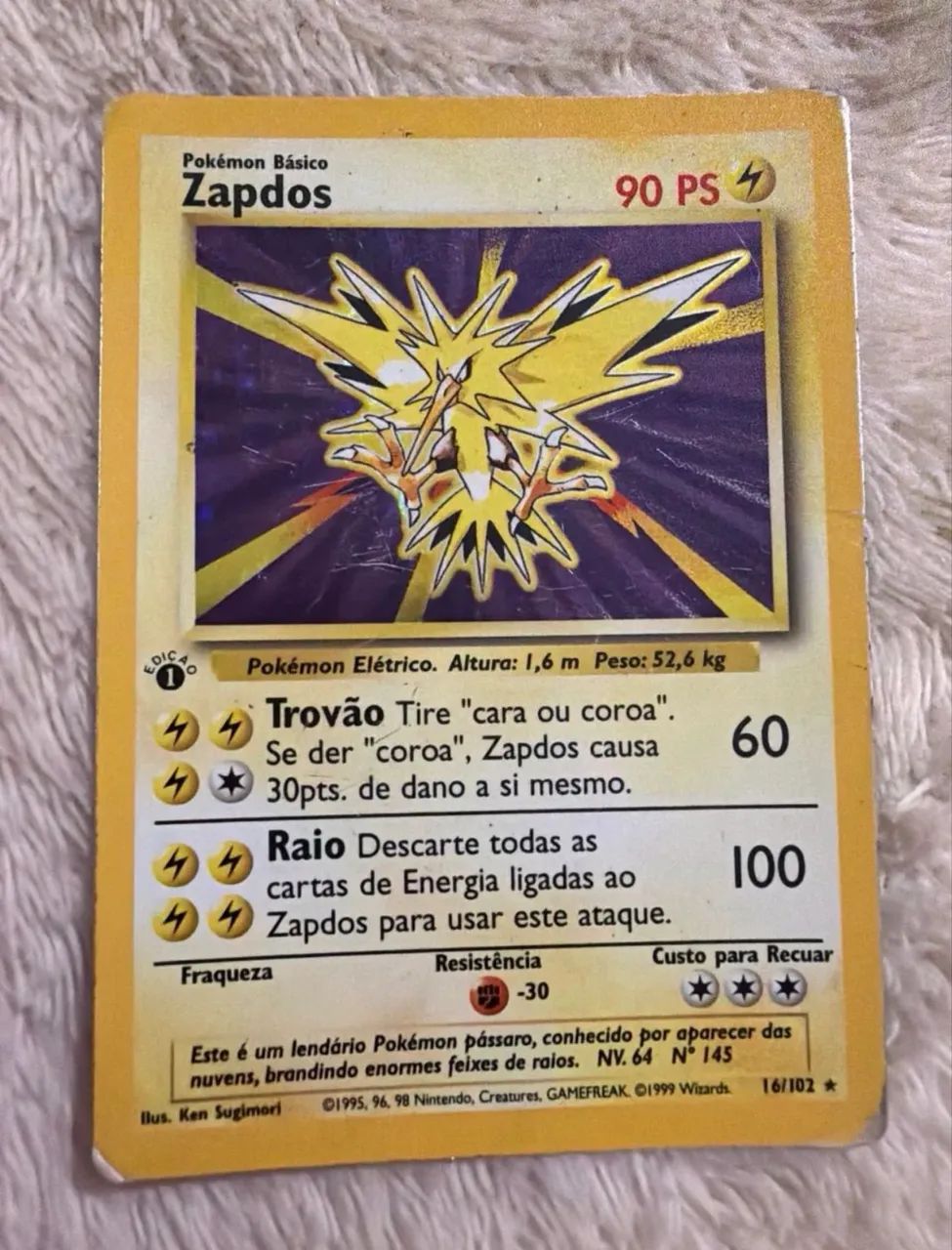 Cartas Pokémon ( as duas) 