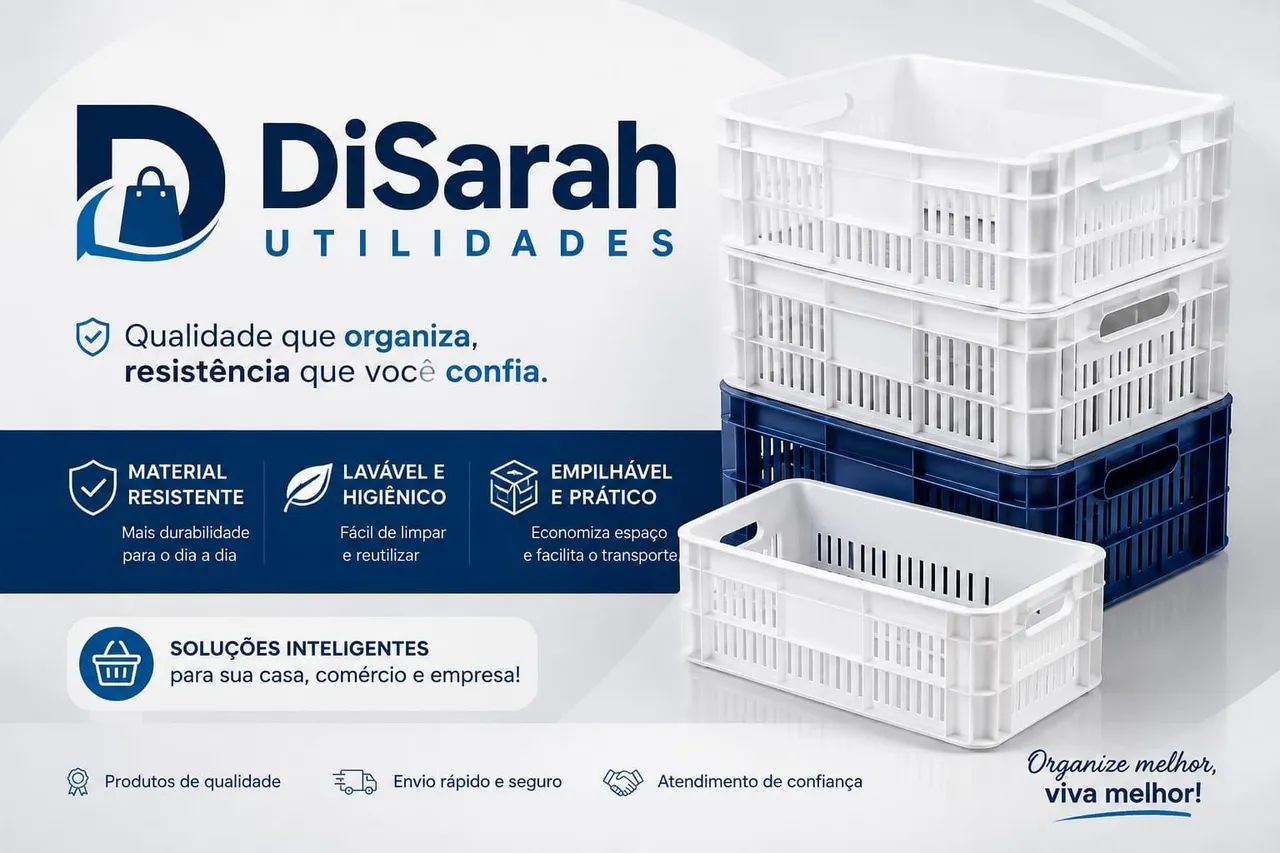 CAIXA VASADA PEAD RESISTENTE PARA DIVERSOS USOS... - Foto 4