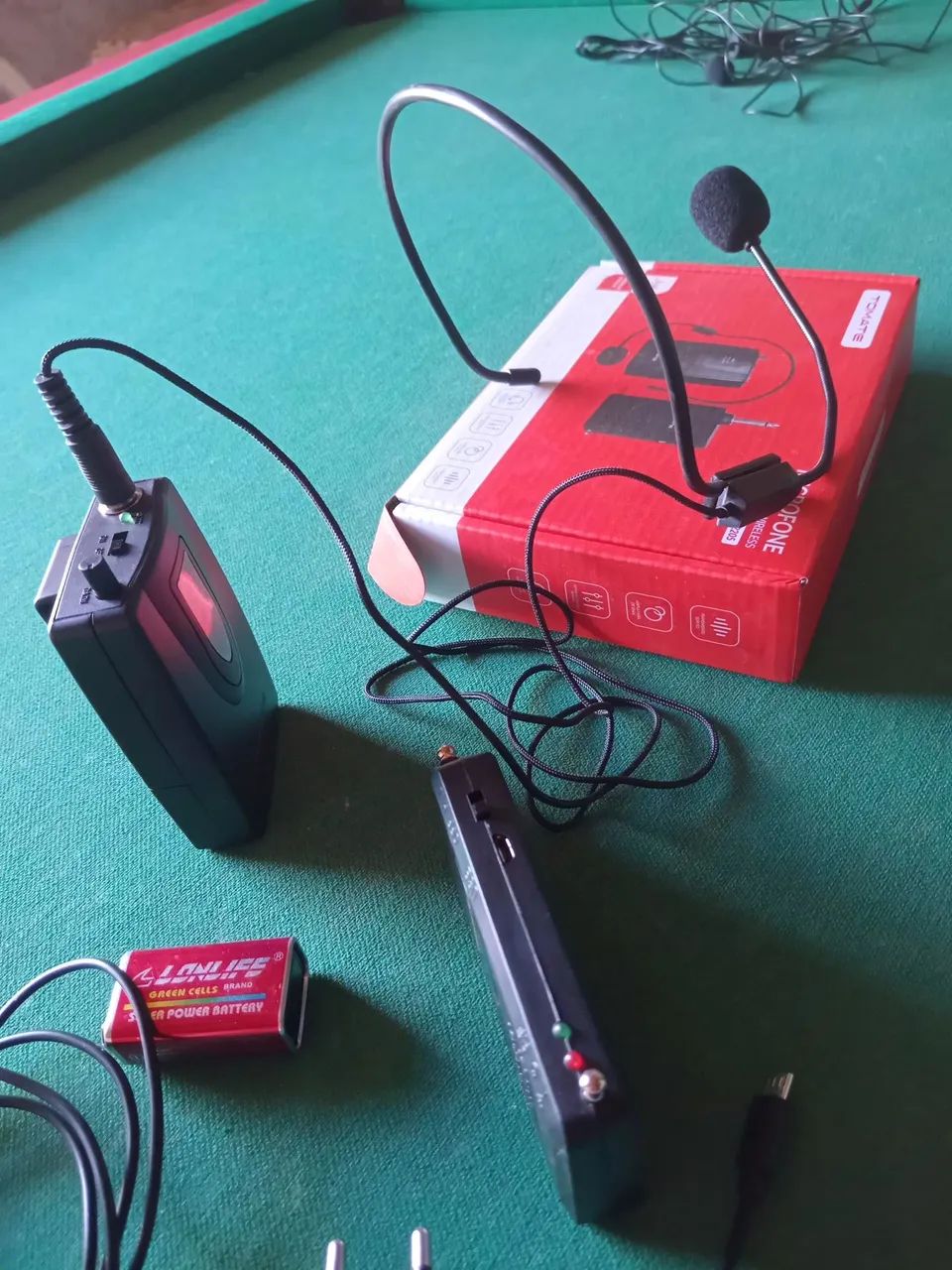 Microfone sem fios profissional 