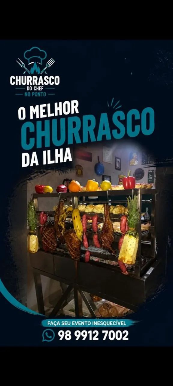 Churrasqueiro profissional para evento  - Foto 2