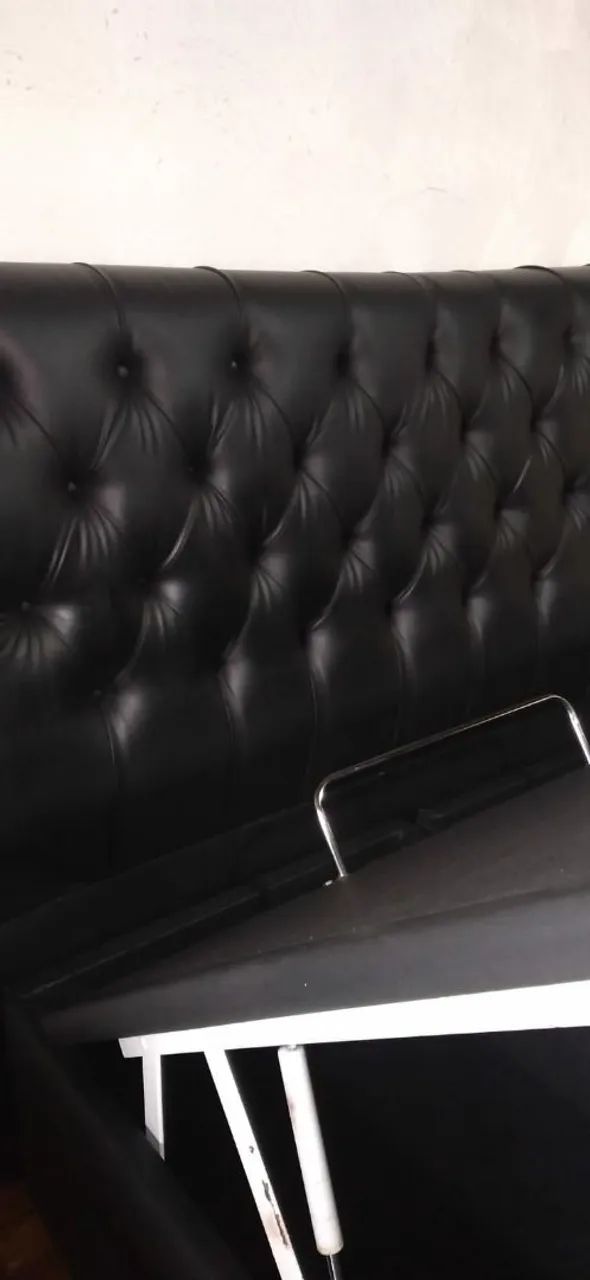 Cama box, cabiceira e recamier semi novos - Foto 3