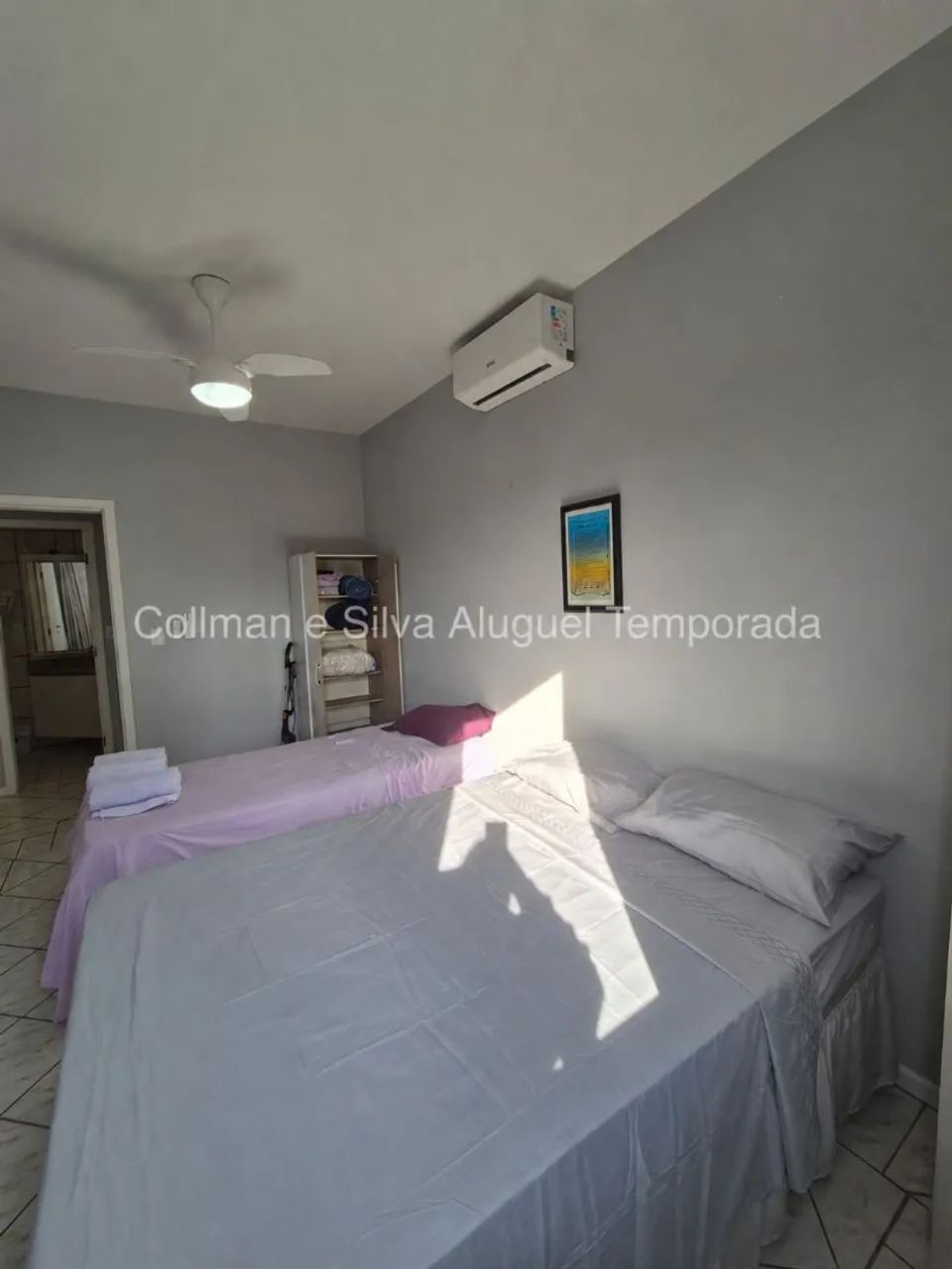  Apto a 150m da praia dos Ingleses para temporada com 2 quartos e 2 banheiros - Foto 2