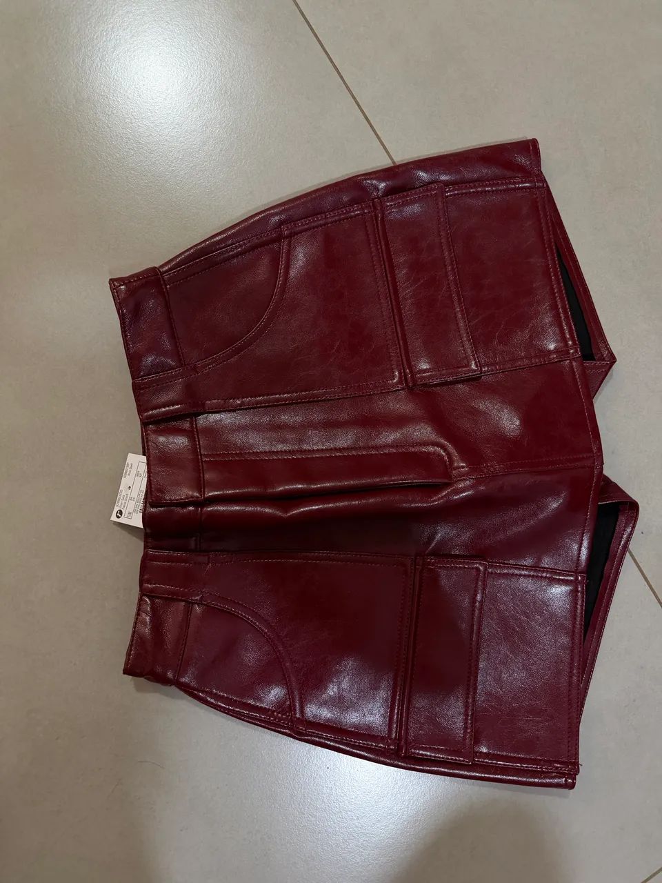 Short saia couro nova renner  - Foto 3