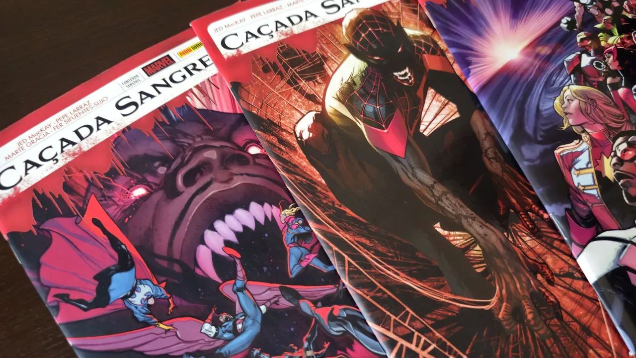 Caçada Sangrenta Vol. 1, 2 e 3 (Completo) - Marvel - HQ Panini - Foto 2