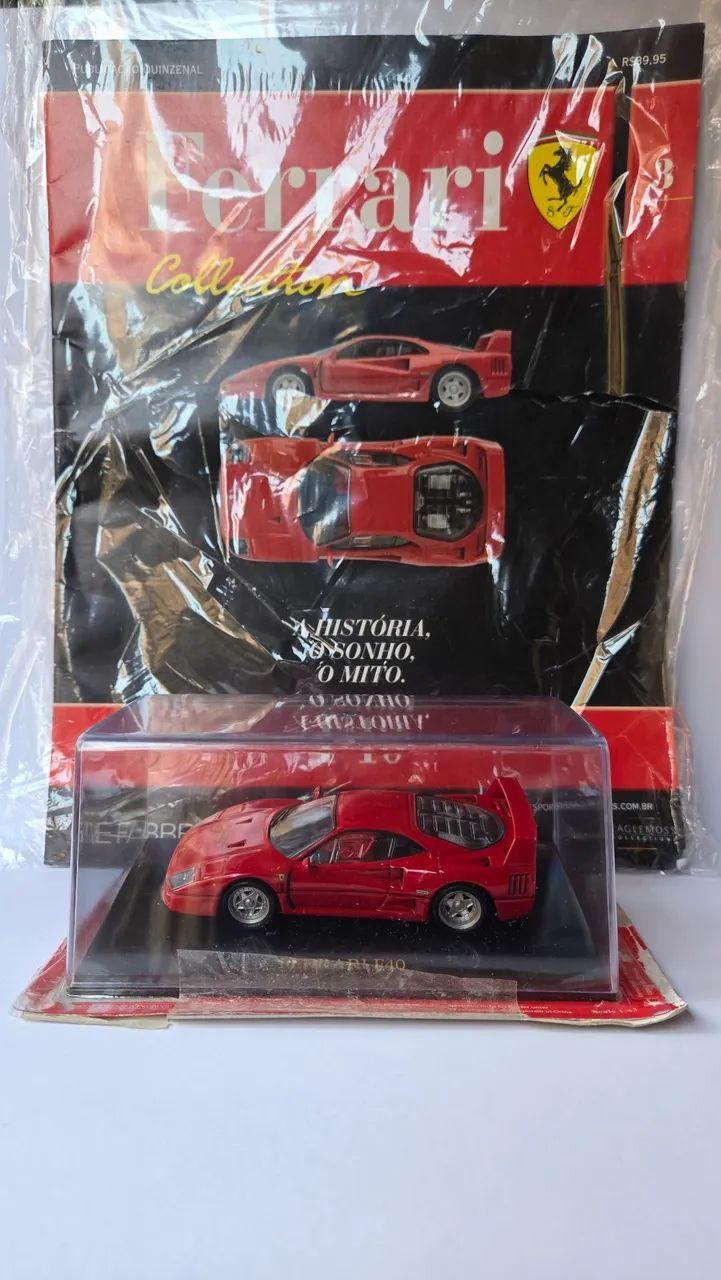 Miniatura Ferrari F40 1:43 - Ferrari Collection - Hobbies e
