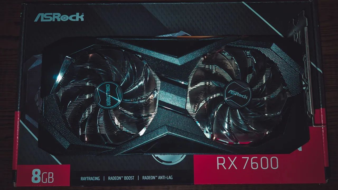 Placa de Vídeo Rx7600 8Gb Asrock - Foto 3