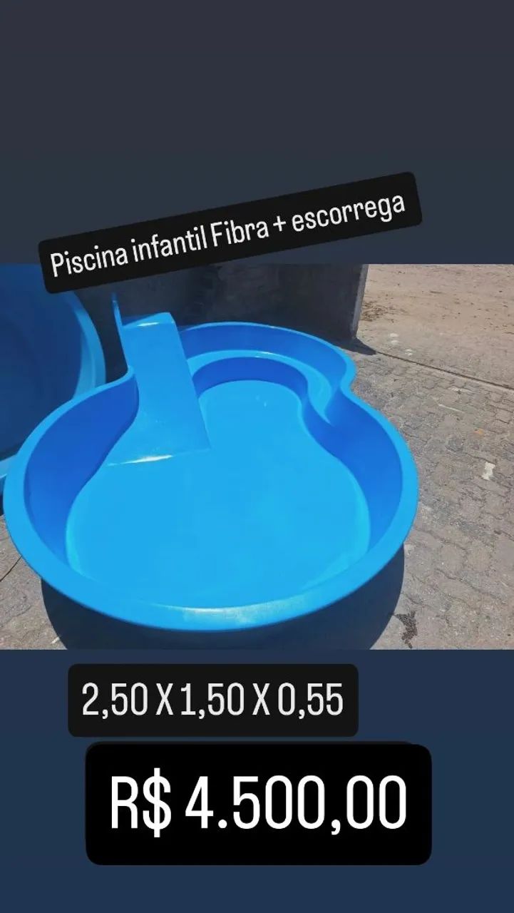 Piscina infantil Fibra 