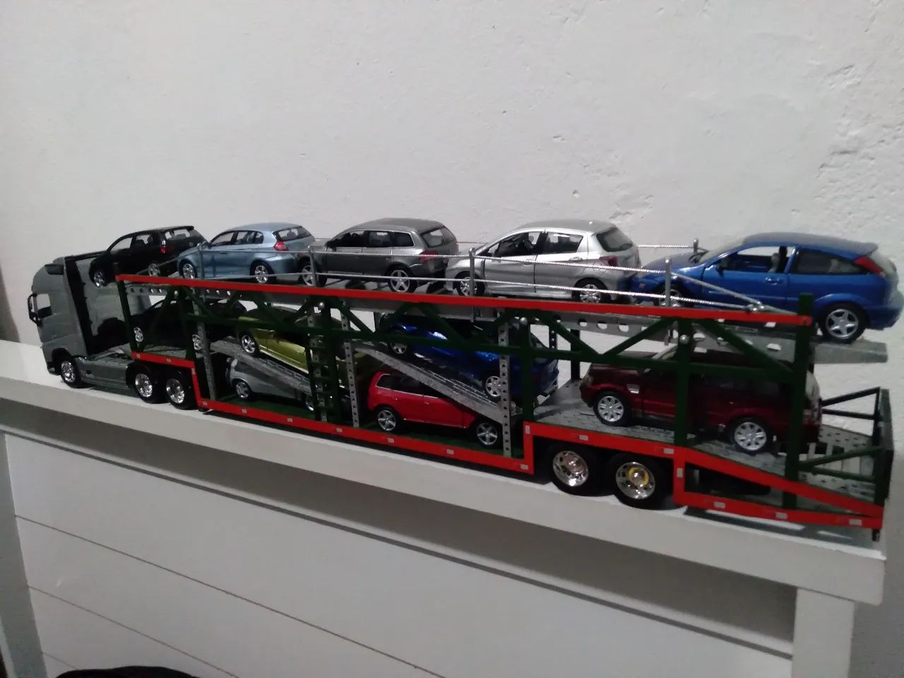 Miniatura Caminhão Volvo Cegonha Escala 1/32  - Foto 2