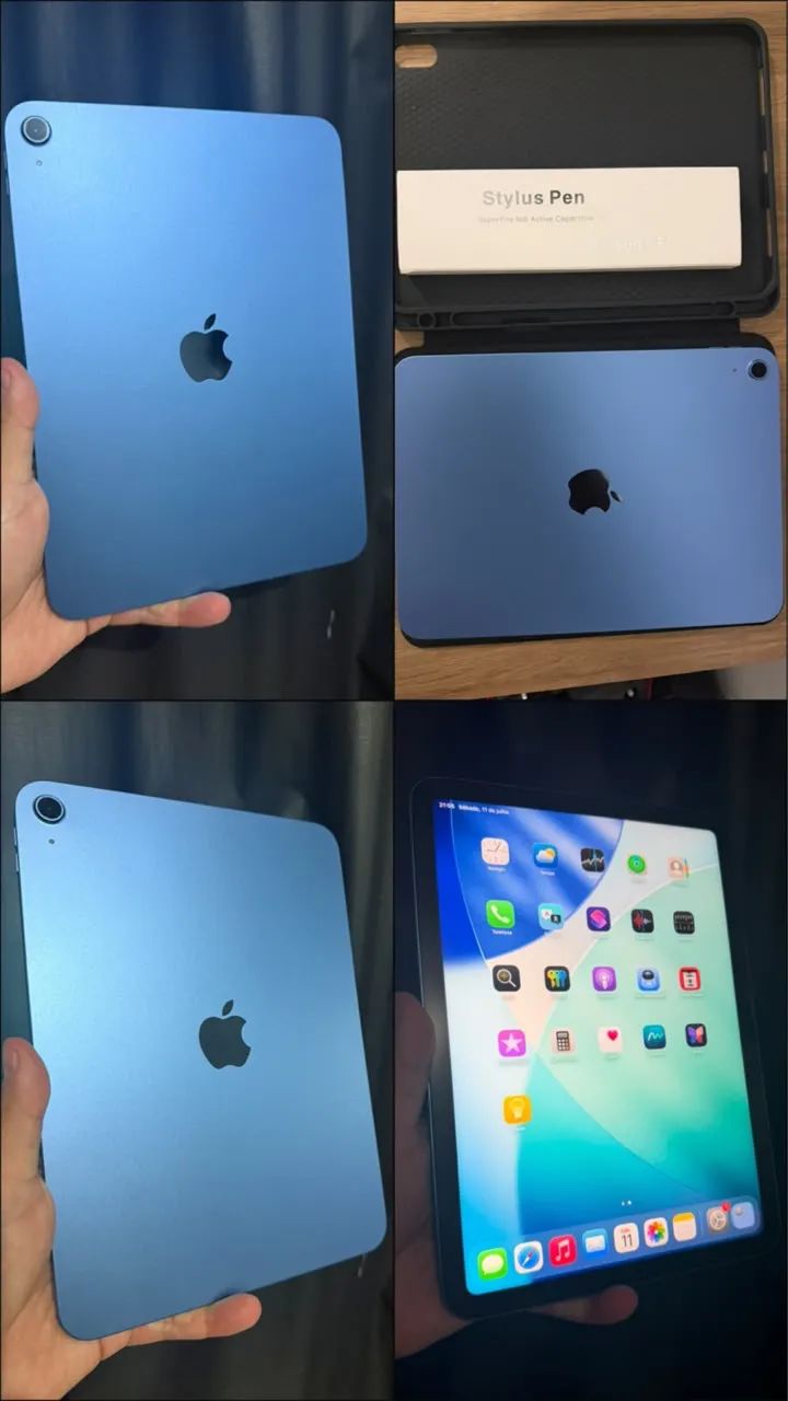Ipad 11 128 GB Azul impecável  - Foto 5