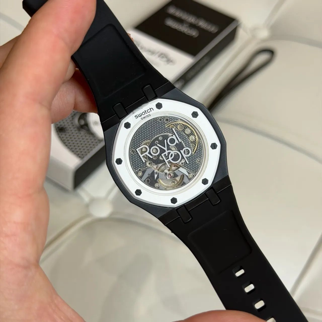 Audemars Piguet x Swatch - Royal Pop Ocho Negro - Foto 3